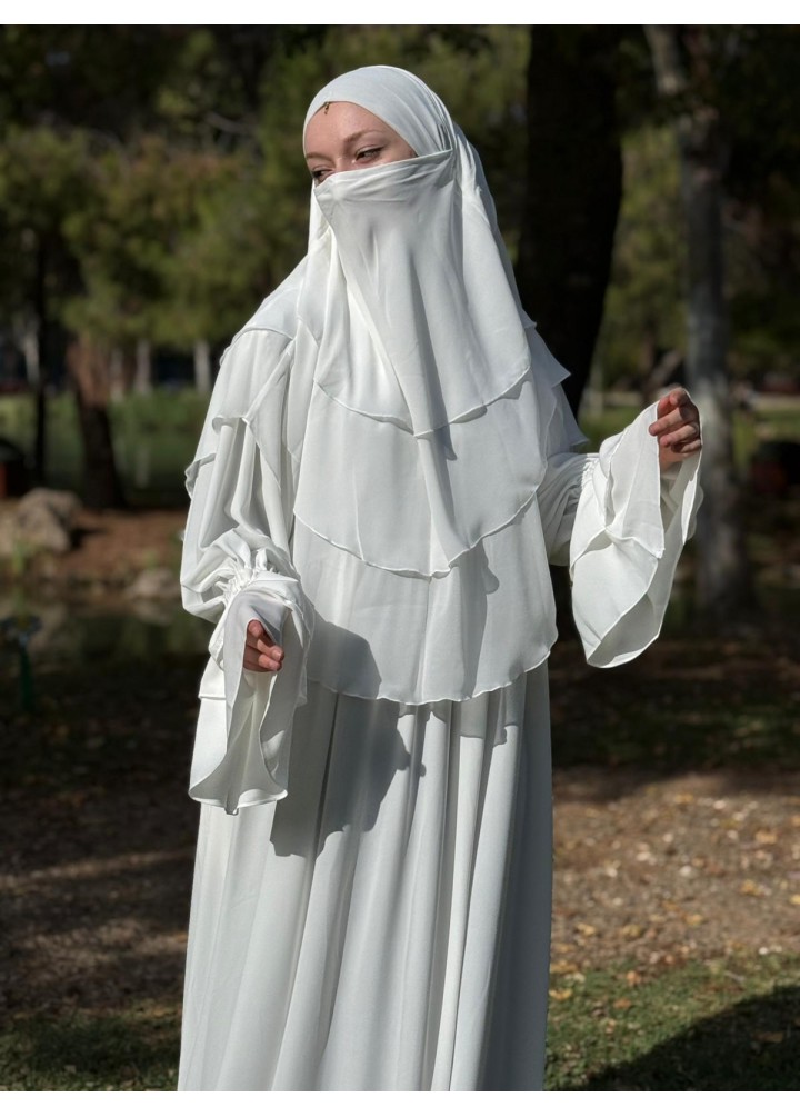 Abaya Mısır Medine ipeği 