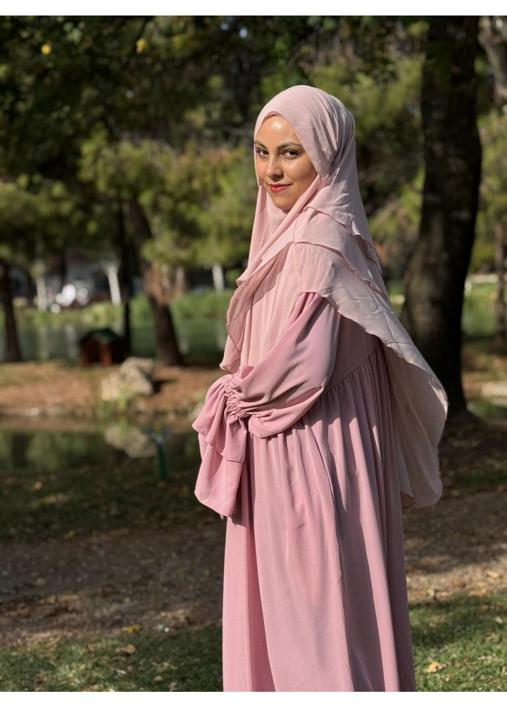 Abaya Mısır Medine ipeği 